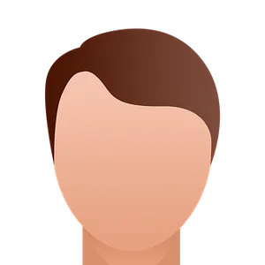Cartoon Head Profile Icon PNG