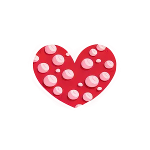 Cartoon Heart Pattern Png 06132024 PNG Image