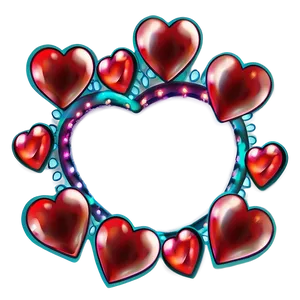 Cartoon Heart Pattern Png Tpv PNG Image