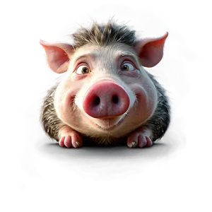 Cartoon Hog Png 06252024 PNG Image