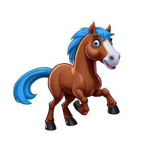 Cartoon Horse Characters Png 06292024 PNG Image