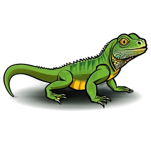 Cartoon Iguana Png Pfi35 PNG Image