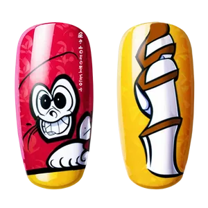 Cartoon Inspired Fake Nails Png 06272024 PNG Image