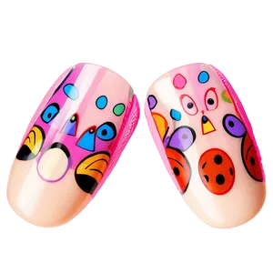 Cartoon Inspired Fake Nails Png Ifd PNG Image