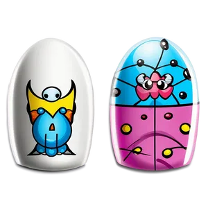 Cartoon Inspired Fake Nails Png Xuo55 PNG Image