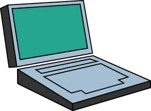 Cartoon Laptop Clipart PNG Image