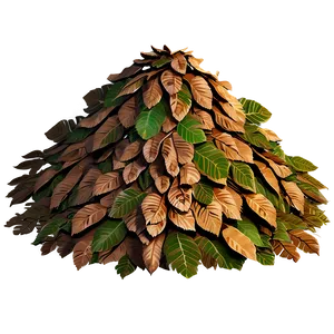 Cartoon Leaf Pile Png Blr26 PNG Image