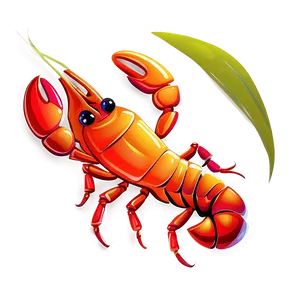 Cartoon Lobster PNG 05212024 PNG
