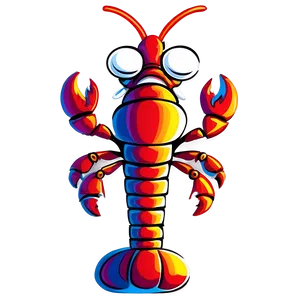 Cartoon Lobster PNG Dim18 PNG