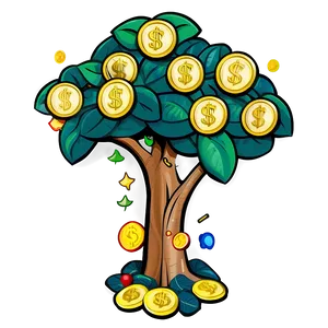 Cartoon Money Tree Png Ulp99 PNG Image