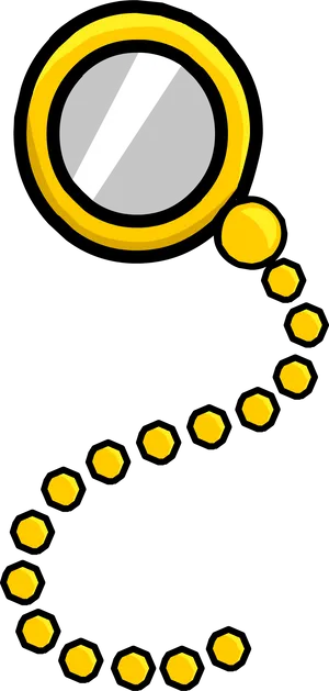 Cartoon Monocle Graphic PNG Image