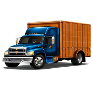 Cartoon Moving Truck Png Uyp PNG Image