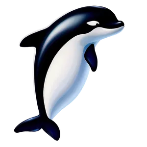 Cartoon Orca Whale Character Png Fwx PNG Image