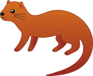 Cartoon Otter Illustration PNG Image