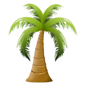 Cartoon Palm Tree Silhouette Png Bfy18 PNG Image