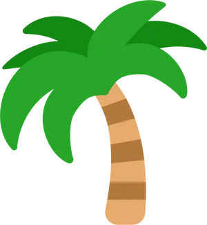 Cartoon_ Palm_ Tree_ Vector PNG Image