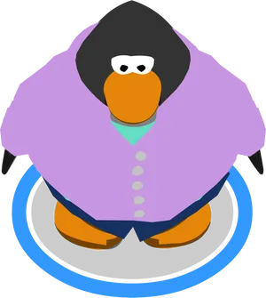 Cartoon Penguin Character Illustration PNG Image