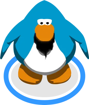 Cartoon_ Penguin_ Character_ Vector PNG Image