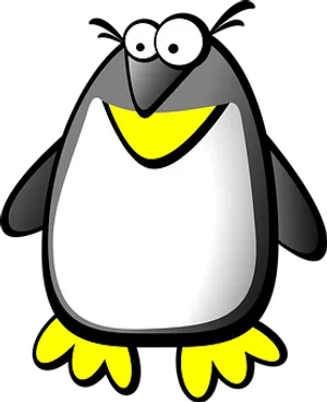 Cartoon Penguin Graphic PNG Image