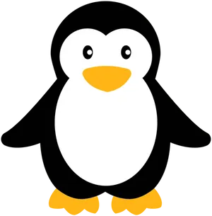 Cartoon_ Penguin_ Illustration.png PNG Image