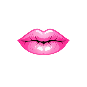 Cartoon Pink Lips Png Yaf50 PNG Image