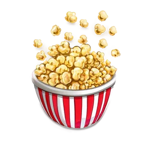 Cartoon Popcorn Kernel Png Htw53 PNG Image