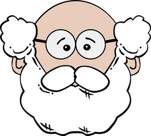 Cartoon Professor Character PNG Image