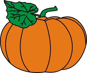 Cartoon Pumpkin Illustration PNG Image