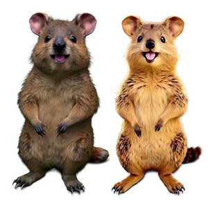 Cartoon Quokka Illustration Png 06242024 PNG Image