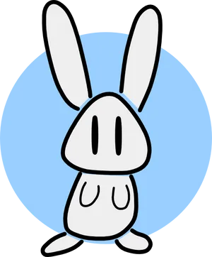 Cartoon Rabbit Illustration PNG Image