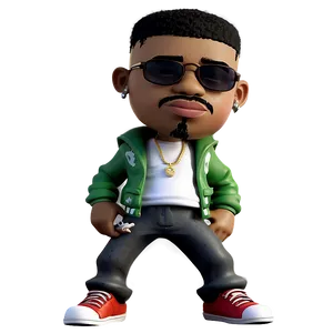 Cartoon Rapper Figure Png 06112024 PNG Image