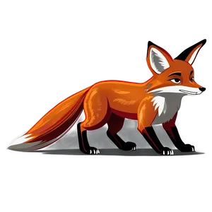 Cartoon Red Fox Png 06242024 PNG Image