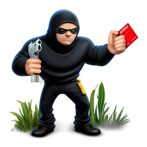 Cartoon Robber Png Xna PNG Image