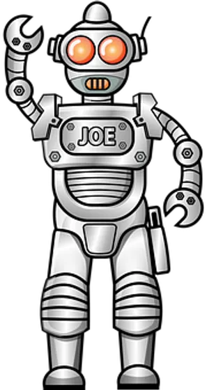 Cartoon Robot Joe PNG Image