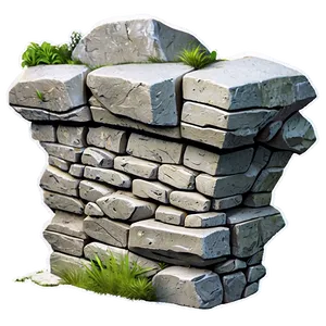 Cartoon Rock Wall Png 06292024 PNG Image