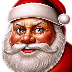 Cartoon Santa Face Png 68 PNG Image