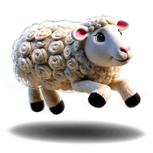 Cartoon Sheep Jumping Png Lpo30 PNG Image