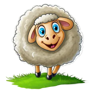 Cartoon Sheep Jumping Png Nke64 PNG Image