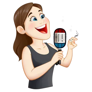 Cartoon Singing PNG 60 PNG