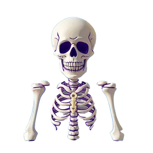 Cartoon Skeleton Character Png Fsv PNG Image