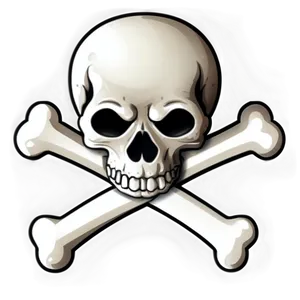 Cartoon Skull Crossbones Png 17 PNG Image