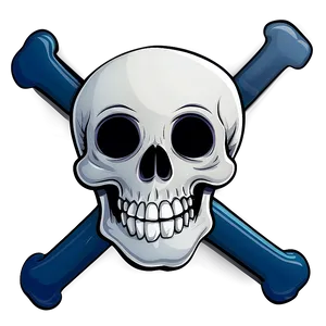 Cartoon Skull Crossbones Png Awi PNG Image