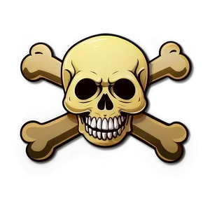 Cartoon Skull Crossbones Png Dpb PNG Image