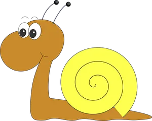 Cartoon_ Snail_ Vector_ Graphic PNG Image