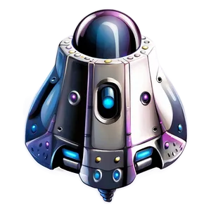 Cartoon Spacecraft Illustration Png 43 PNG Image