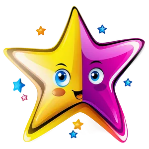 Cartoon Star Clipart Png Dtu78 PNG Image