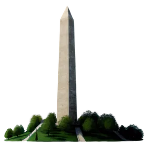 Cartoon Style Washington Monument Png Xlj90 PNG Image