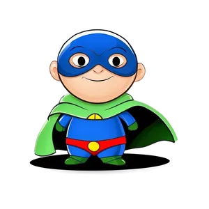 Cartoon Superhero Cape Drawing Png Cig55 PNG Image