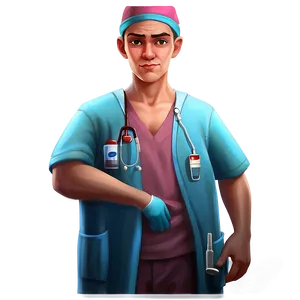 Cartoon Surgeon Doctor Png 40 PNG Image