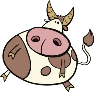 Cartoon Taurus Bull Character PNG Image